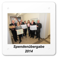 Spendenübergabe 2014